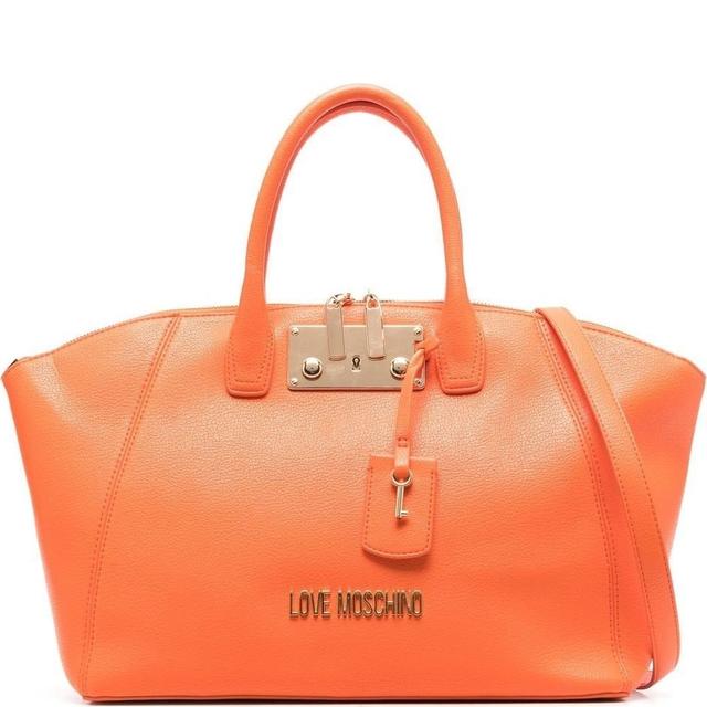 Pirkinių krepšys moterims, Oranžinė, Top handle tote bag
