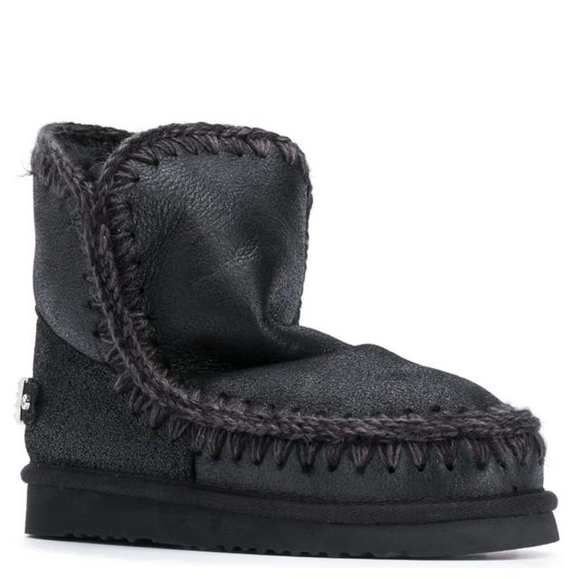 Aulinukai moterims, Juoda, Eskimo 18  rhinestones boot