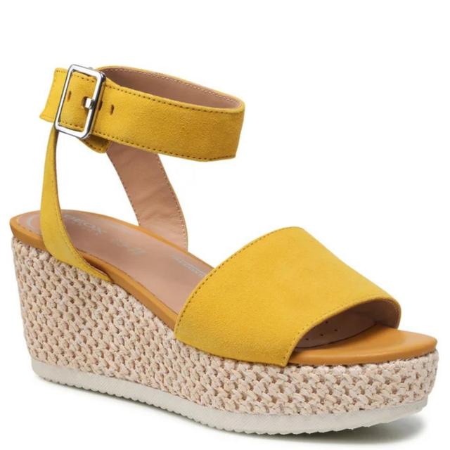 Basutės moterims, Geltona, LIPARI SANDALS