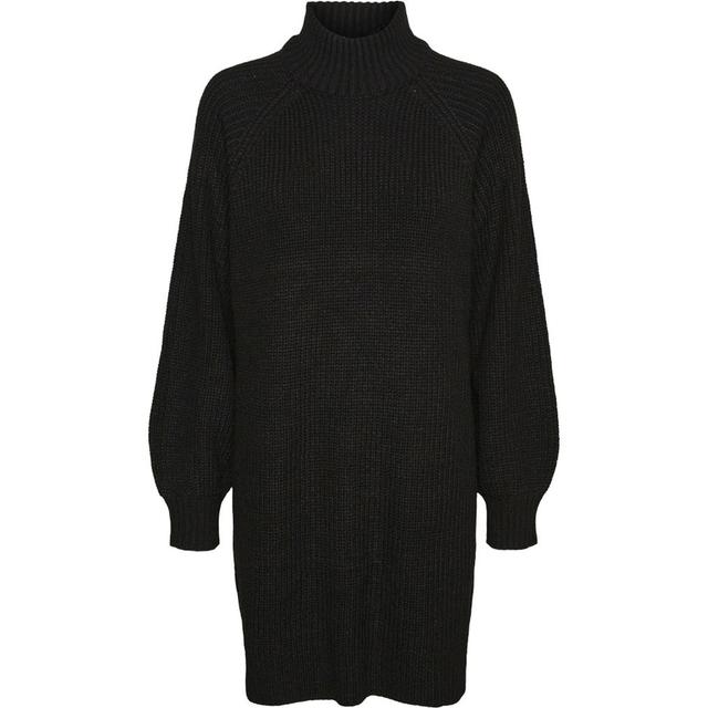 Megzta suknelė moterims, Juoda, Timmy knit dress