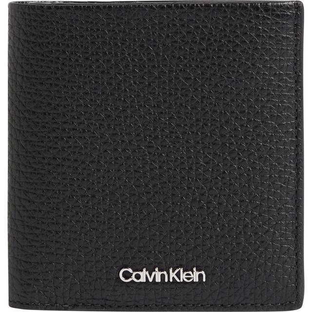 Piniginė vyrams, Juoda, MINIMALISM TRIFOLD 6CC W/COIN