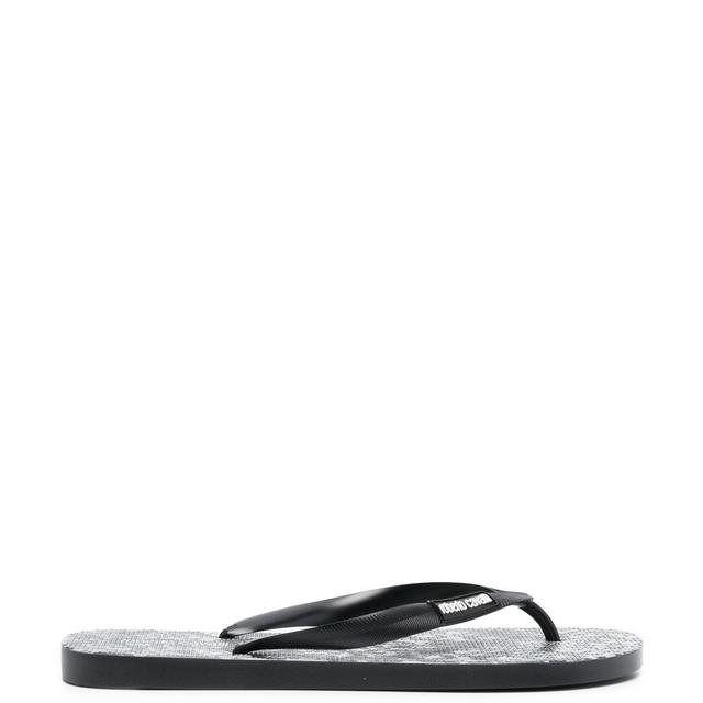 Pliažo šlepetės per pirštą vyrams, Juoda, Flip-flops