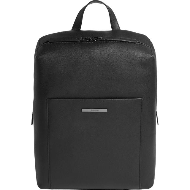 Kuprinė vyrams, Juoda, Modern bar squared backpack