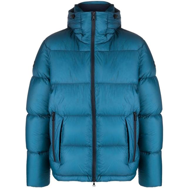 Pūkinė striukė vyrams, Mėlyna, Down jacket