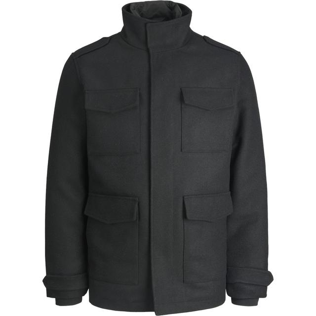 Striukė vyrams, Juoda, JPRBLAPARKER WOOL FIEL