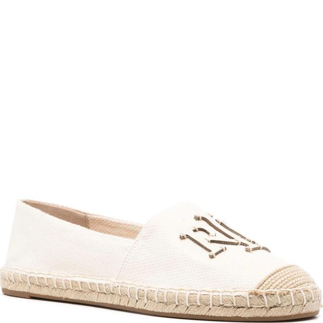 Espadrilės moterims, Balta, Cameryn logo espadrilles