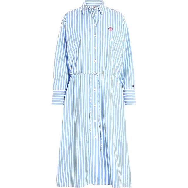 Midi suknelė moterims, Mėlyna, Md blouson ls midi shirt dress