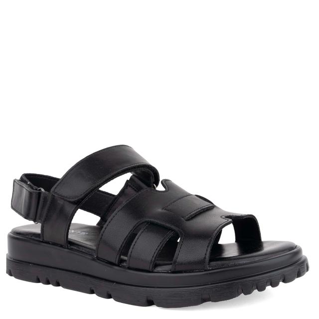 Basutės moterims, Juoda, Sandals