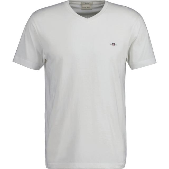 Marškinėliai trump. rankovėmis vyrams, Balta, Slim shield V-neck t-shirt