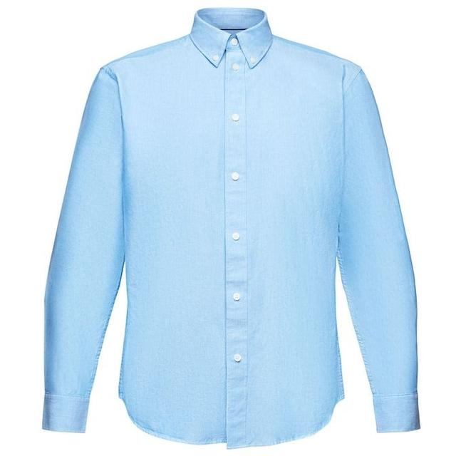 Marškiniai vyrams, Mėlyna, Cotton Poplin Shirt