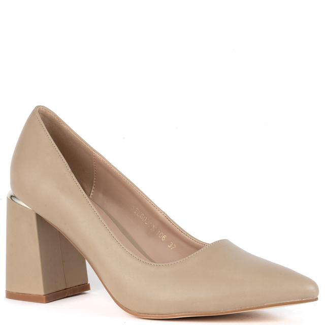 Aukštakulniai moterims, Smėlio, Formal pumps