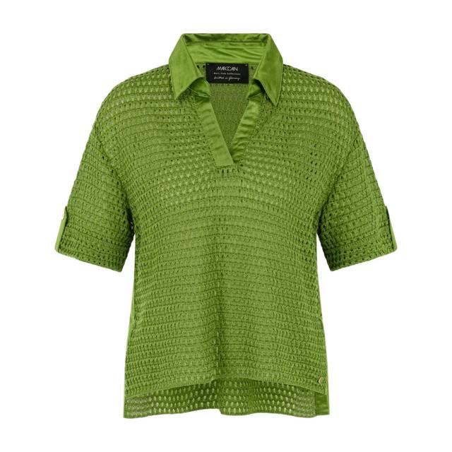 Megztinis moterims, Žalia, Sweater