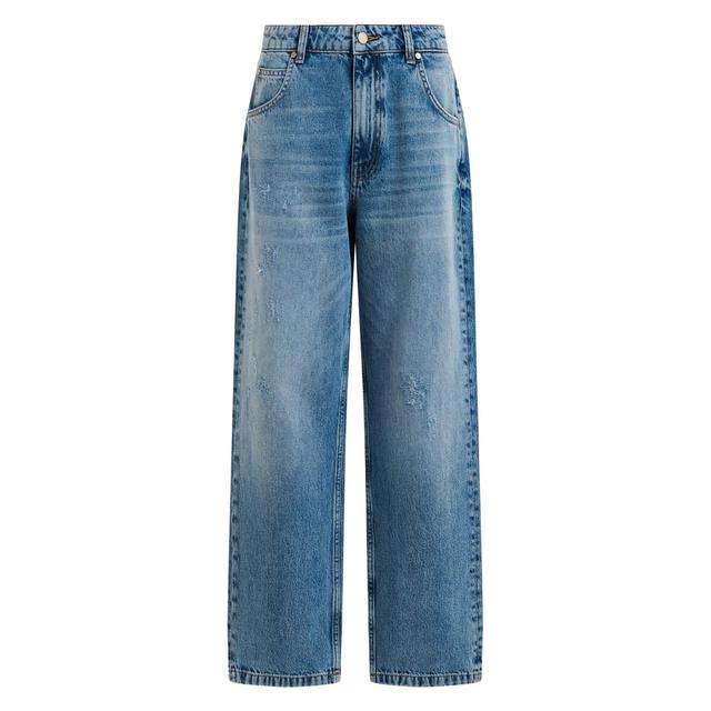 Tiesūs džinsai moterims, Mėlyna, 1 boyfriend jeans