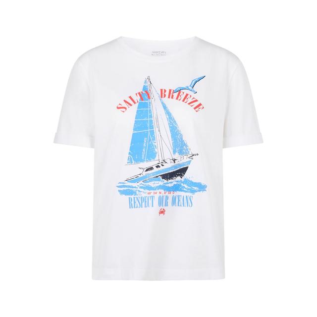 Marškinėliai trump. rankovėmis moterims, Balta, T-shirt