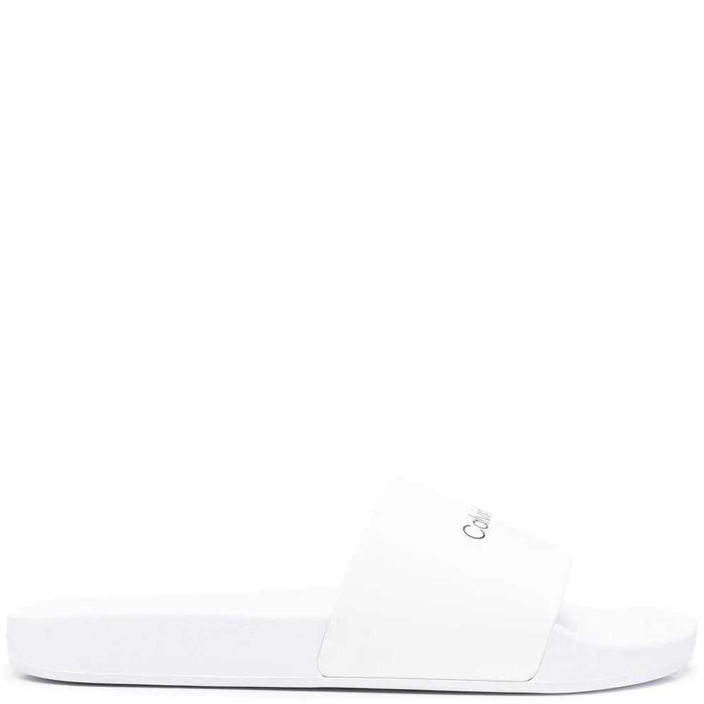 CALVIN KLEIN Šlepetės vyrams, Balta, POOL SLIDE 2