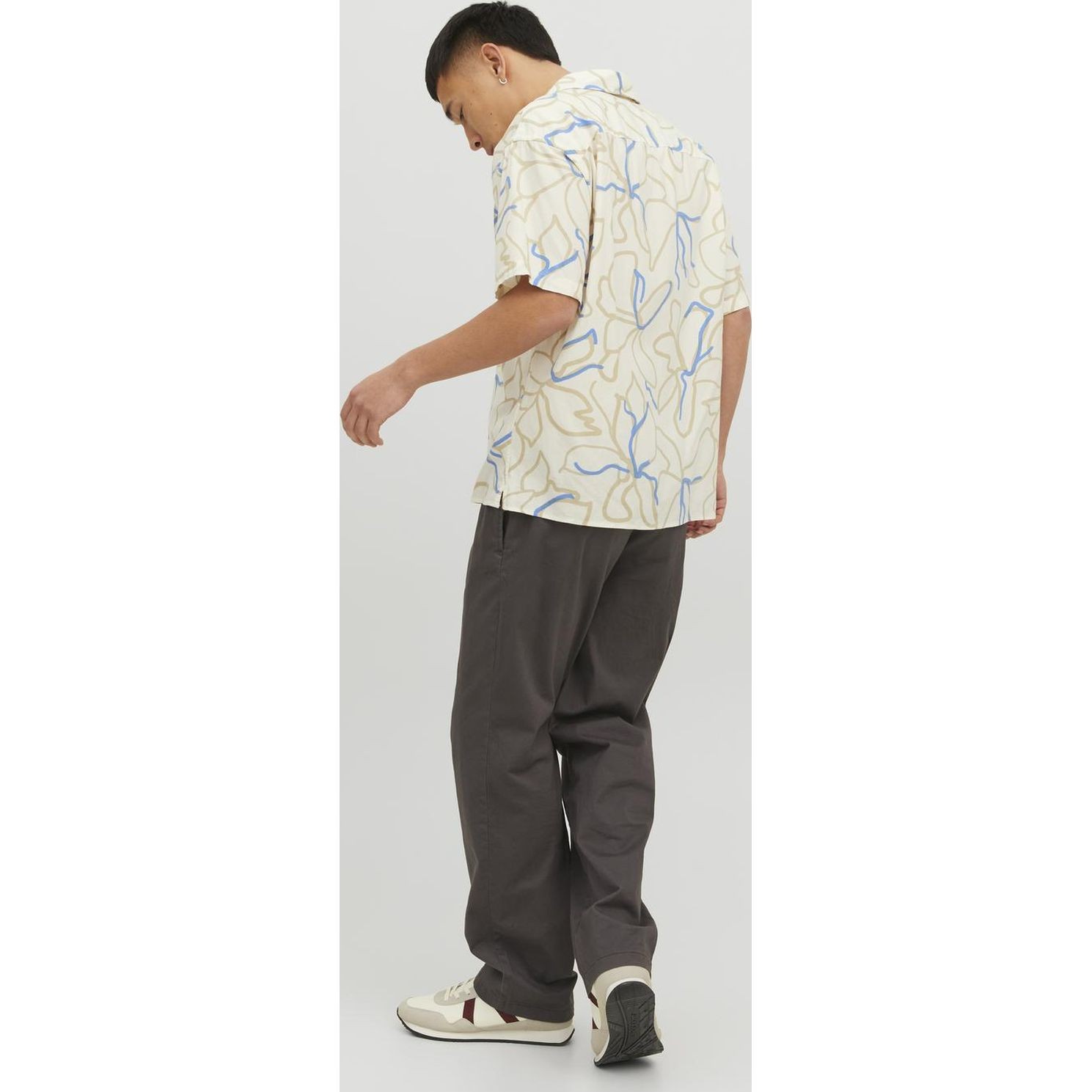 JACK & JONES Marškiniai vyrams, Mėlyna, JPRBLATROPIC RE 3