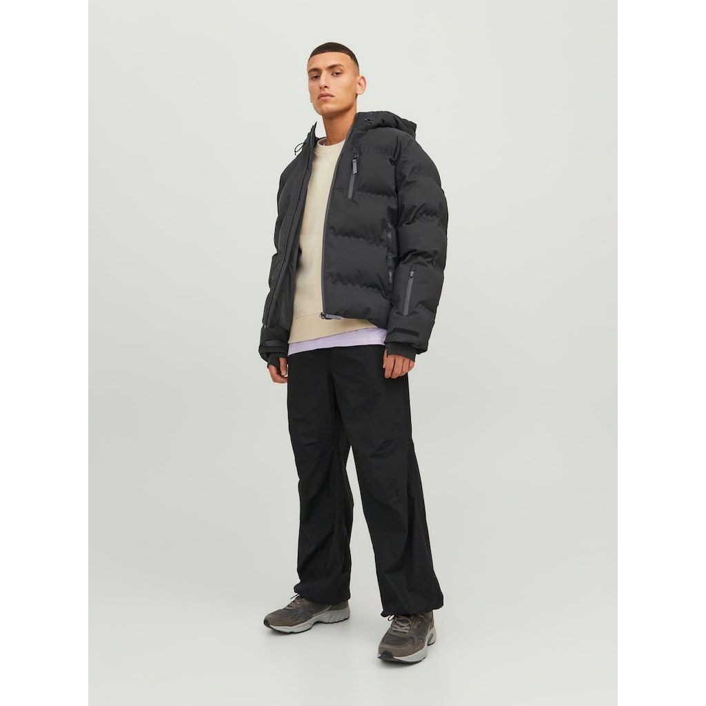 JACK & JONES Striukė vyrams, Juoda, JCOSWEEP PUFFER SN 4