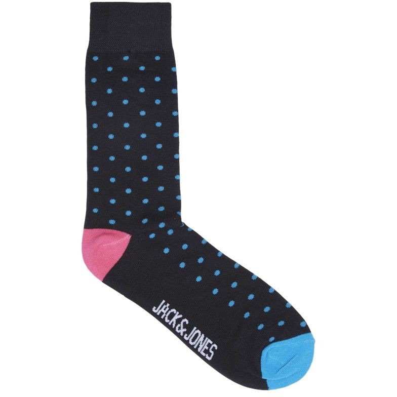 JACK & JONES Kojinės vyrams, Juoda, JACCOLOR DOT SOCK 1