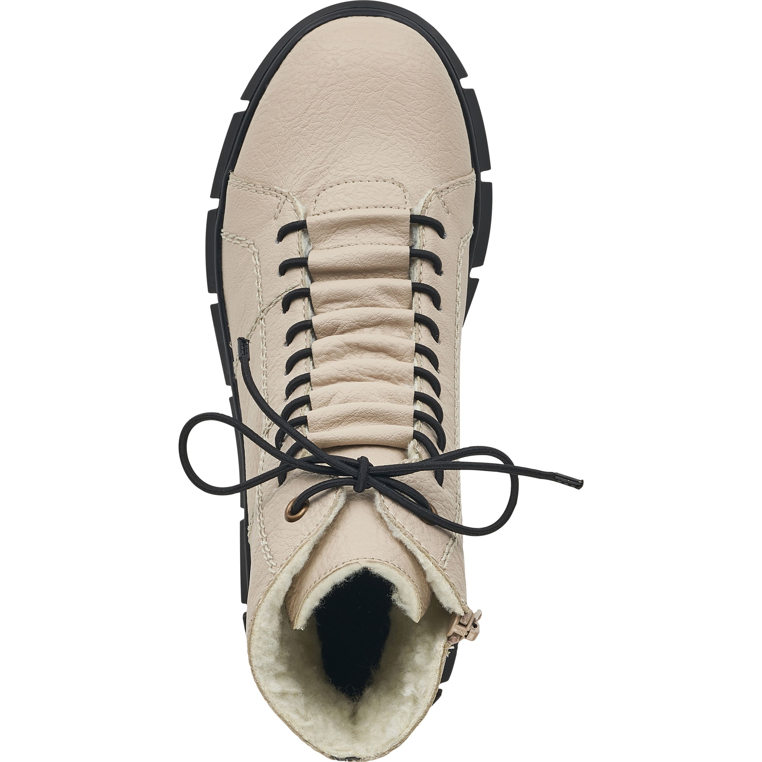 RIEKER Aulinukai moterims, Smėlio, BOOTIES 5