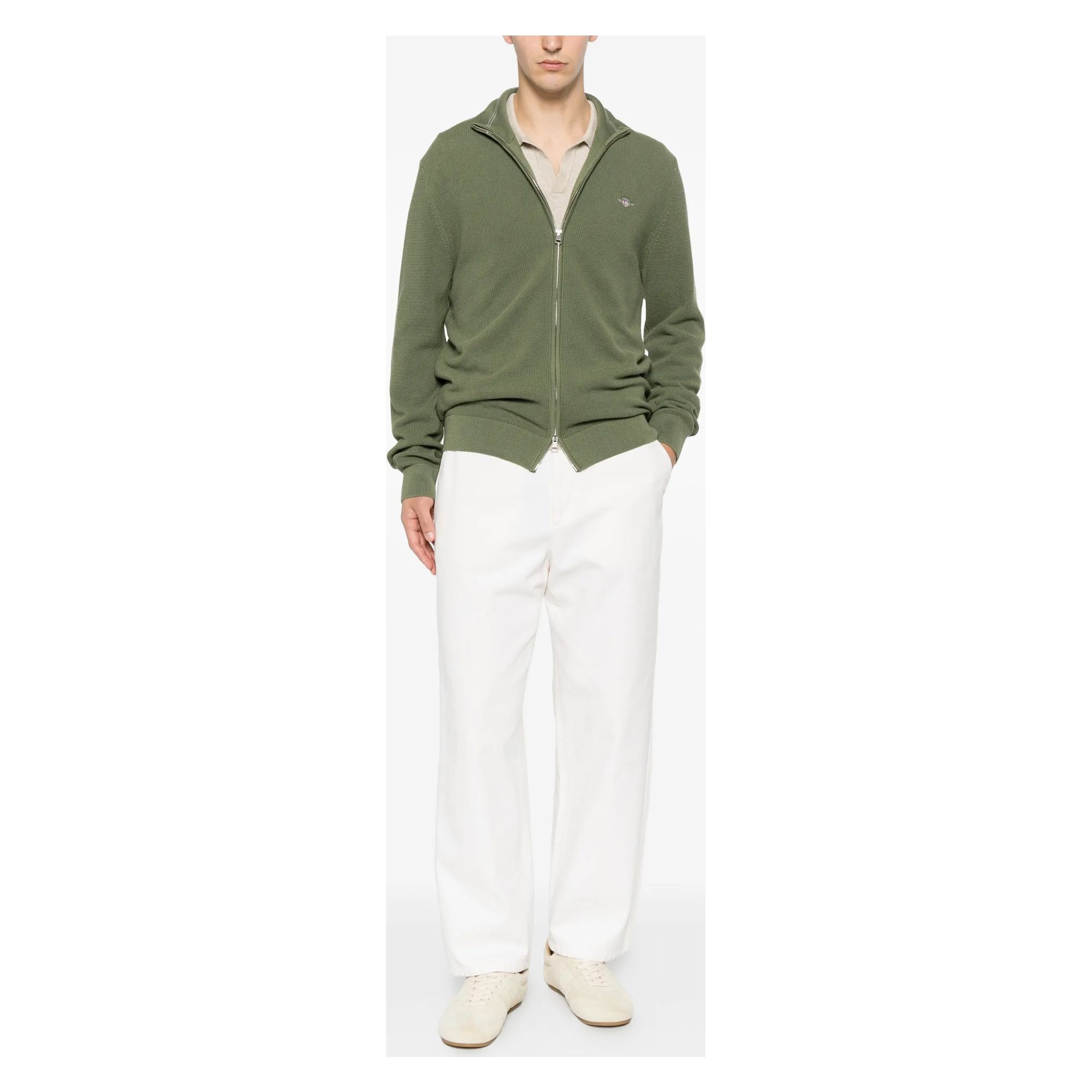 GANT Kardiganas vyrams, Žalia, 8030293-379 Cardigans 2