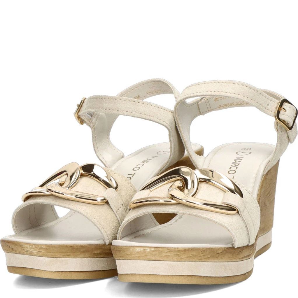 MARCO TOZZI Basutės moterims, Smėlio, SANDALS 3