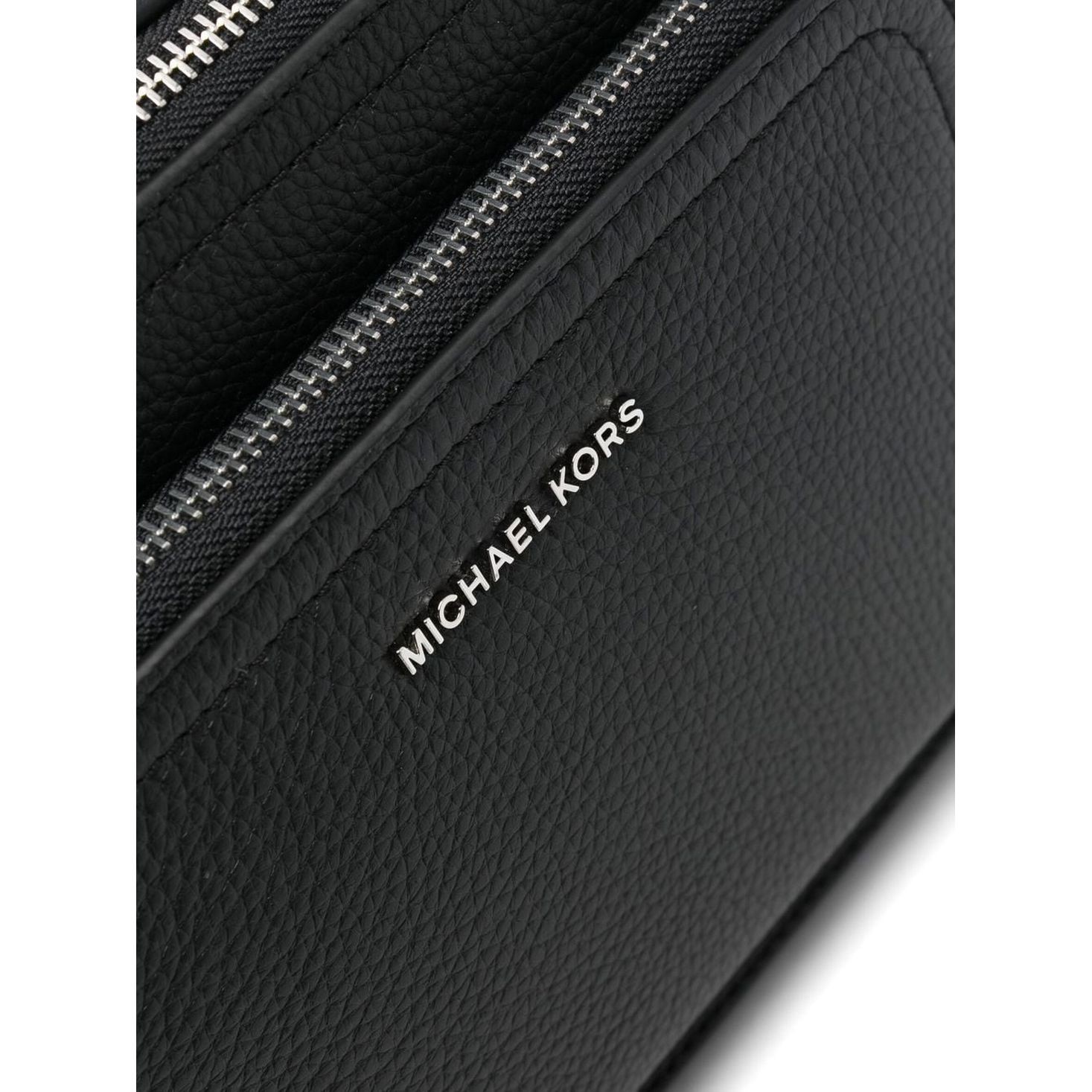 MICHAEL KORS Rankinė per petį vyrams, Juoda, Ew map bag 3