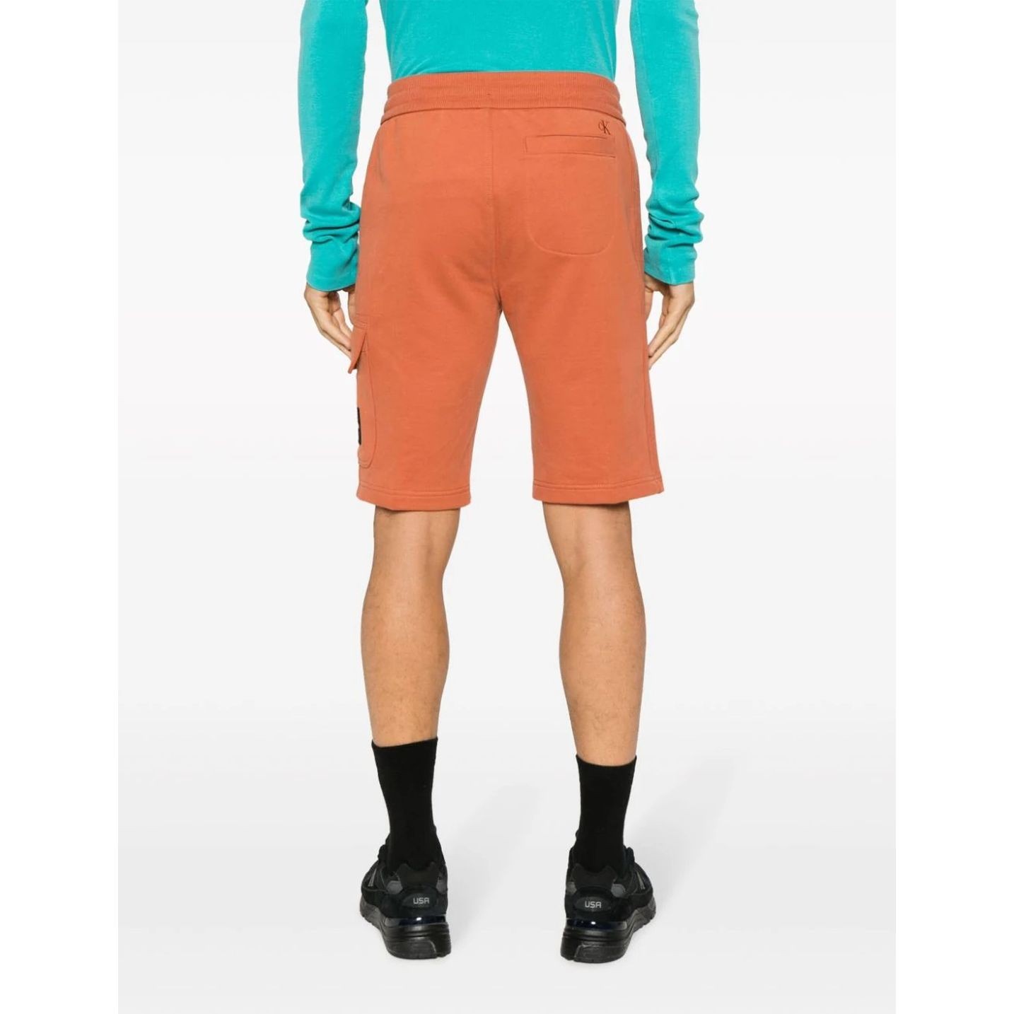 CALVIN KLEIN JEANS Šortai vyrams, Ruda, Badge cargo hwk short 3