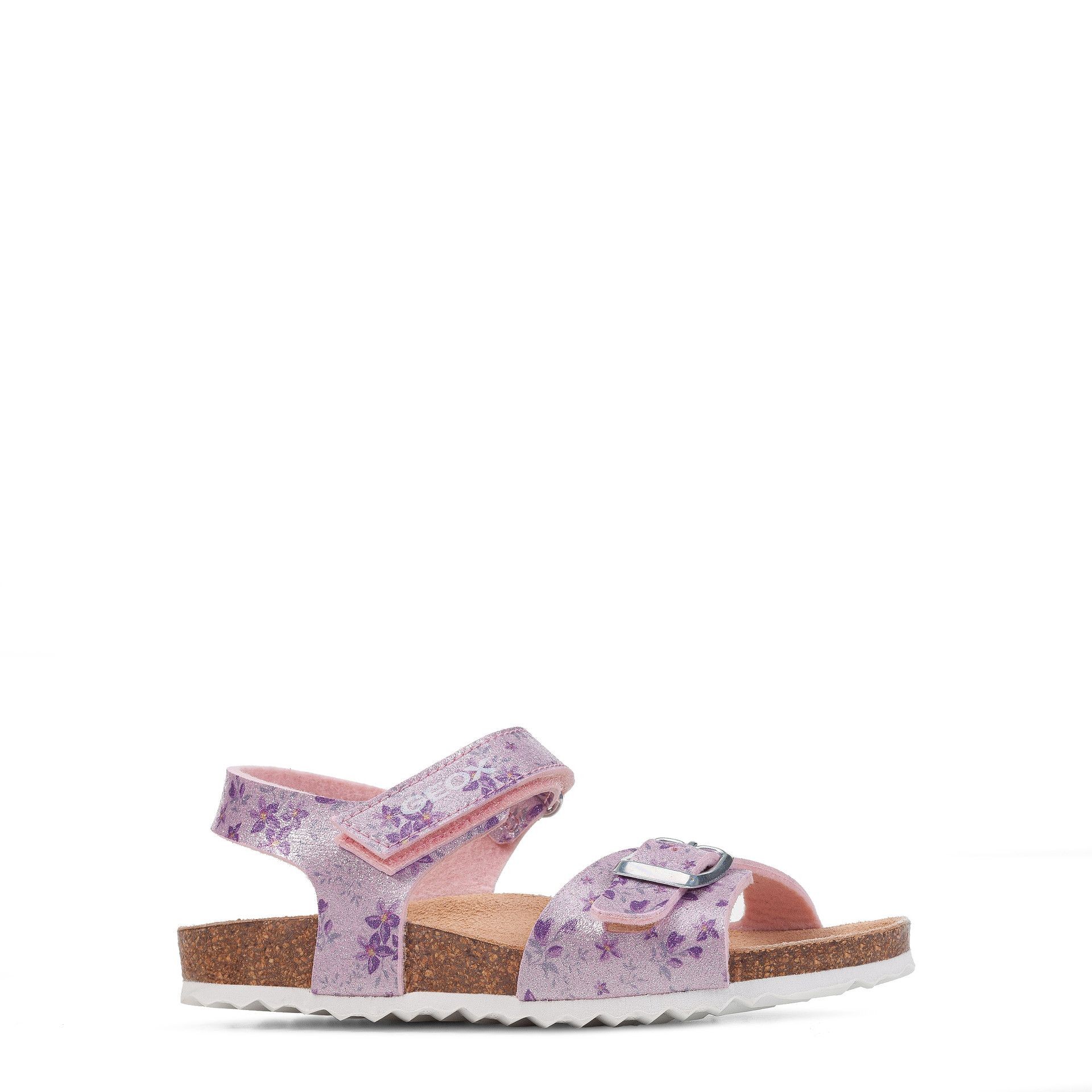 GEOX Basutės mergaitėms, Rožinė, ADRIEL SANDALS 2