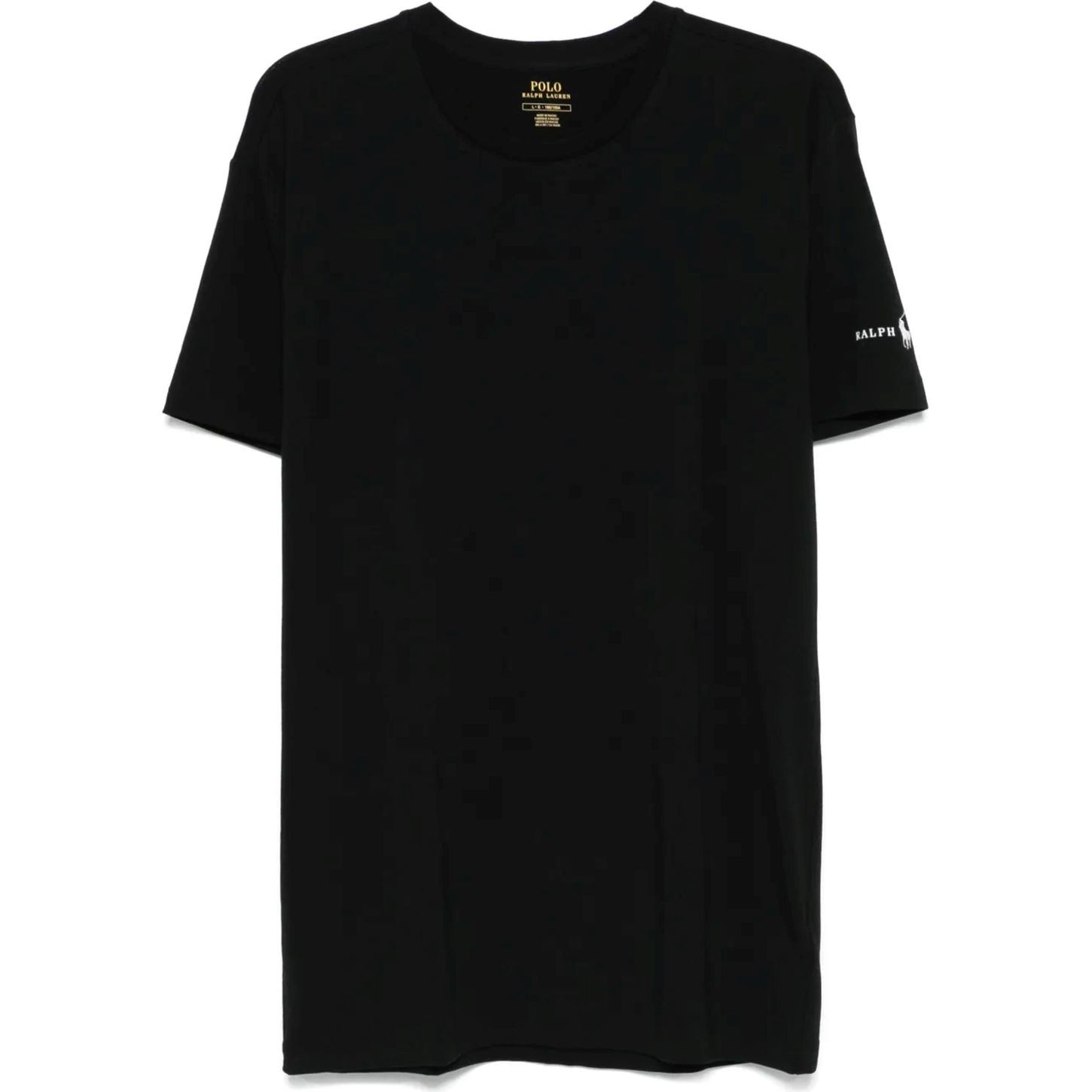 POLO RALPH LAUREN Marškinėliai trump. rankovėmis vyrams, Juoda, Crew-3 pack-crew undershirt