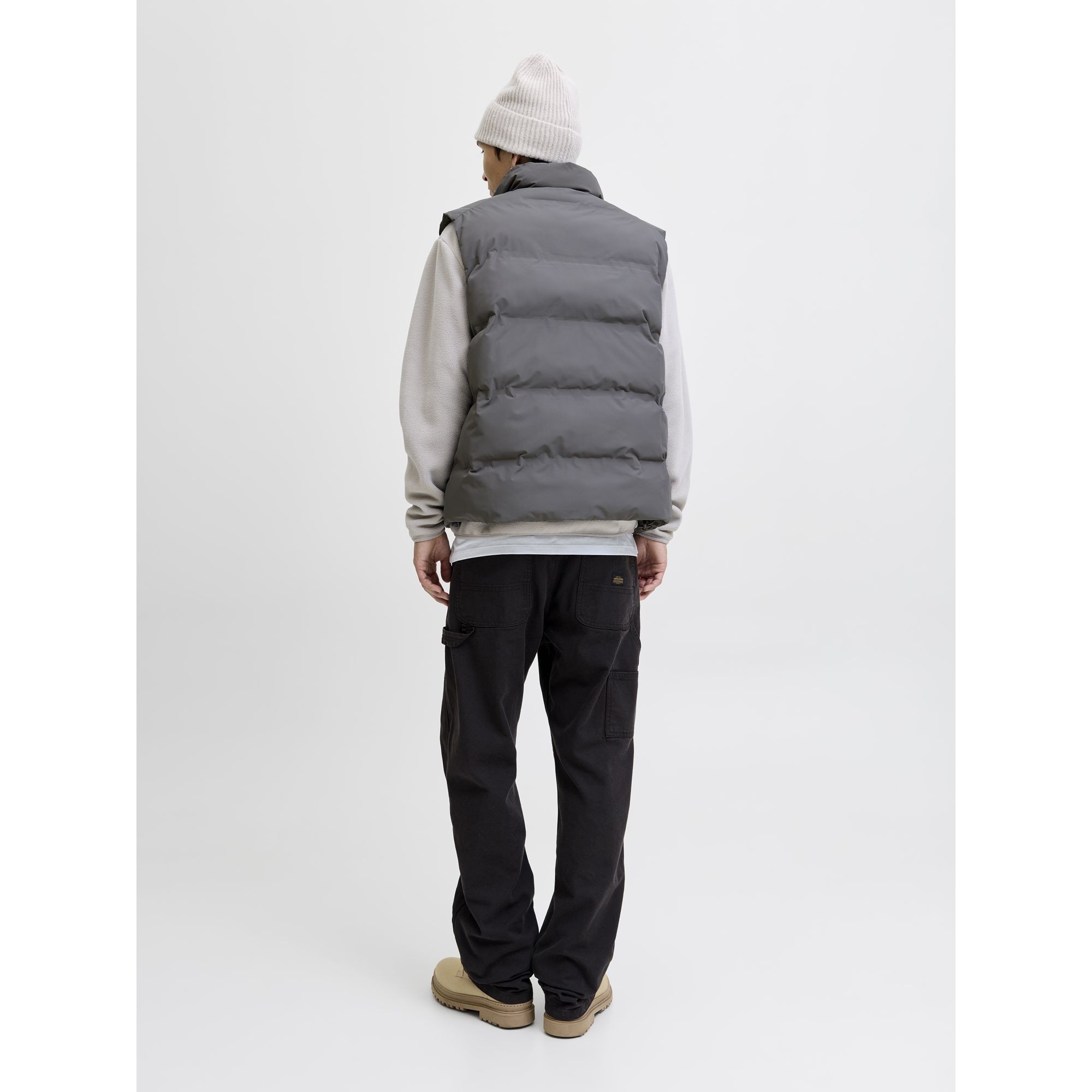JACK & JONES Pūkinė liemenė vyrams, Pilka, Soho bodywarmer 5