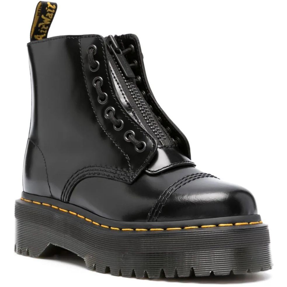 DR. MARTENS Aulinukai moterims, Juoda, Sinclair Fl Buttero Booties 1