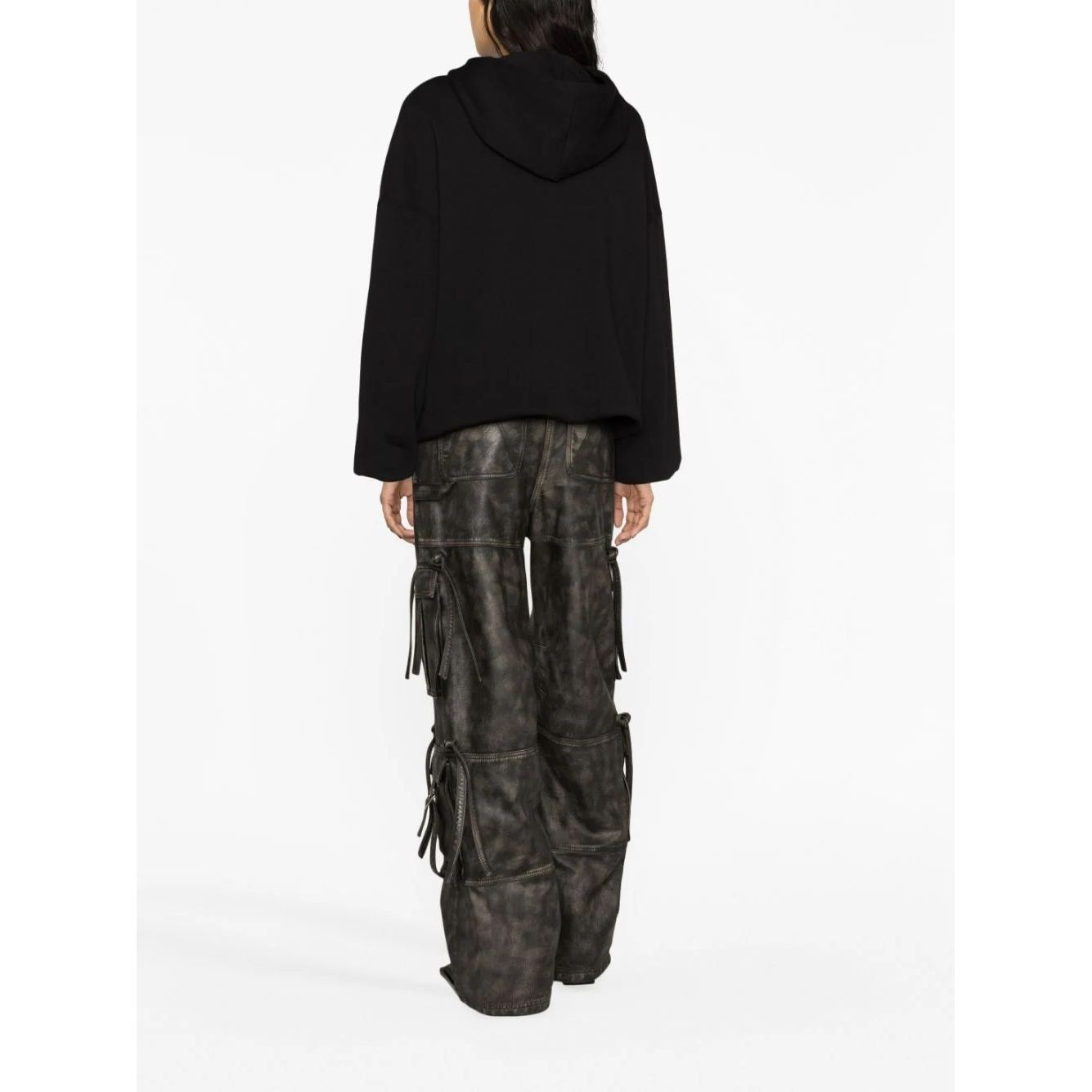 JUST CAVALLI Džemperis moterims, Juoda, Logo sweatshirts 3