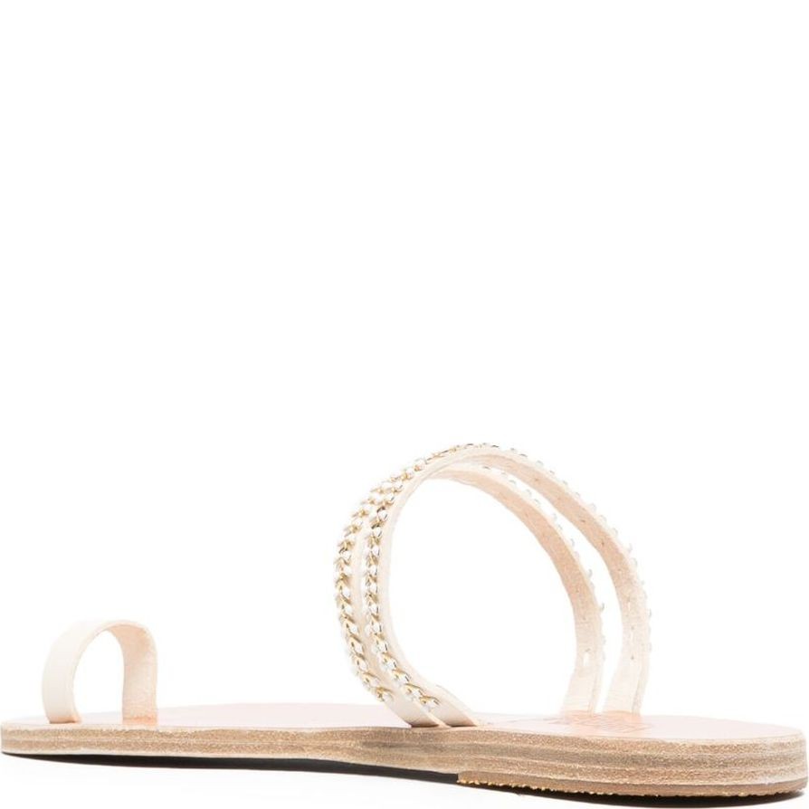 ANCIENT GREEK SANDAL Basutės moterims, Balta, Skalida sandals sandals 3