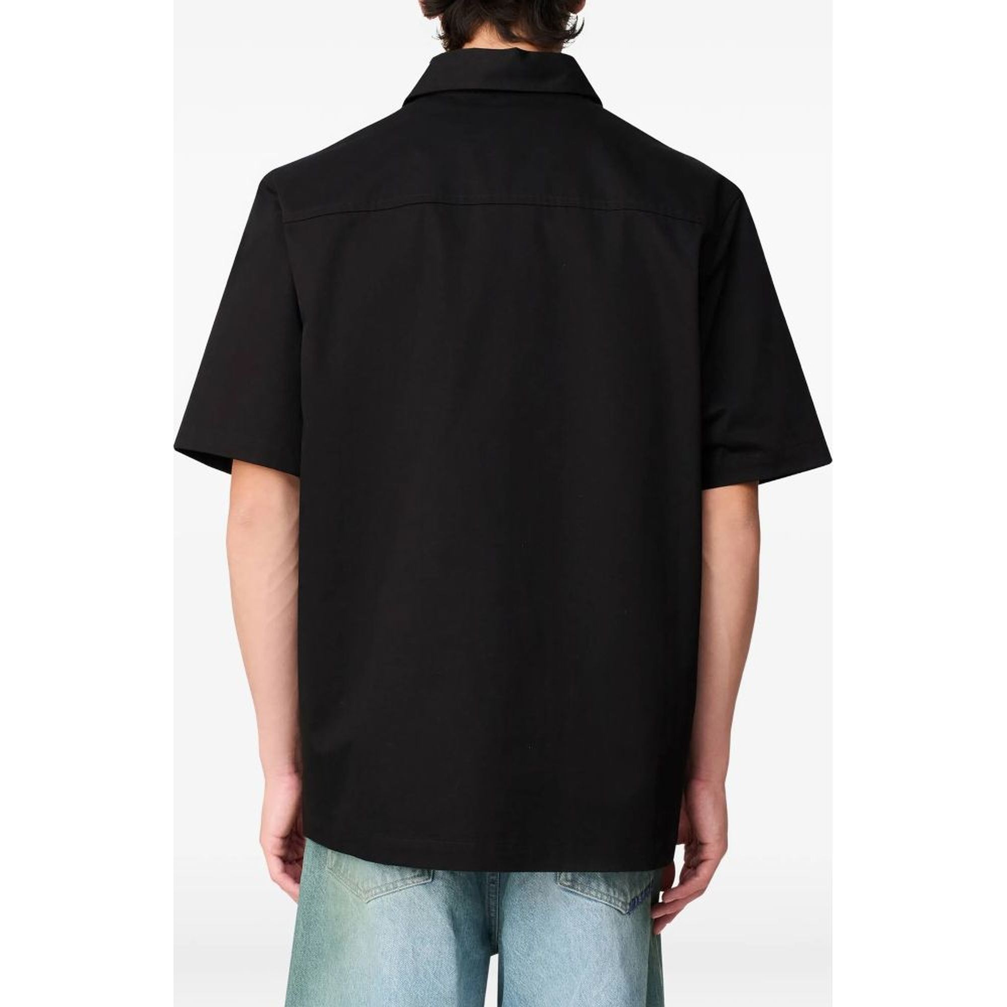 AXEL ARIGATO Marškiniai trump. rankovėmis vyrams, Juoda, Drew shirt 4