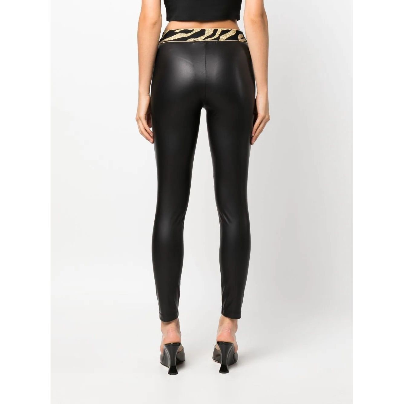 JUST CAVALLI Tamprės moterims, Juoda, Jegging fouseux 3