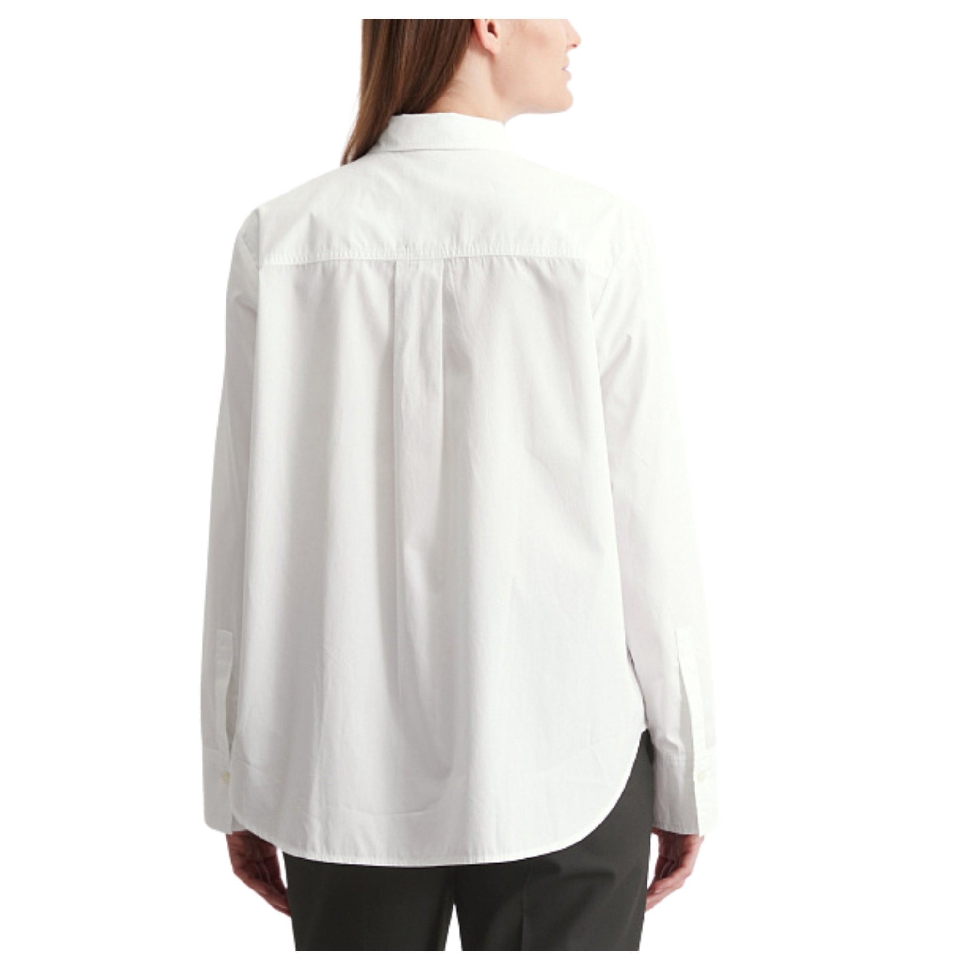 MARC O'POLO Marškiniai ilgomis rankovėmis moterims, Balta, Shirts lon 408090142453 3