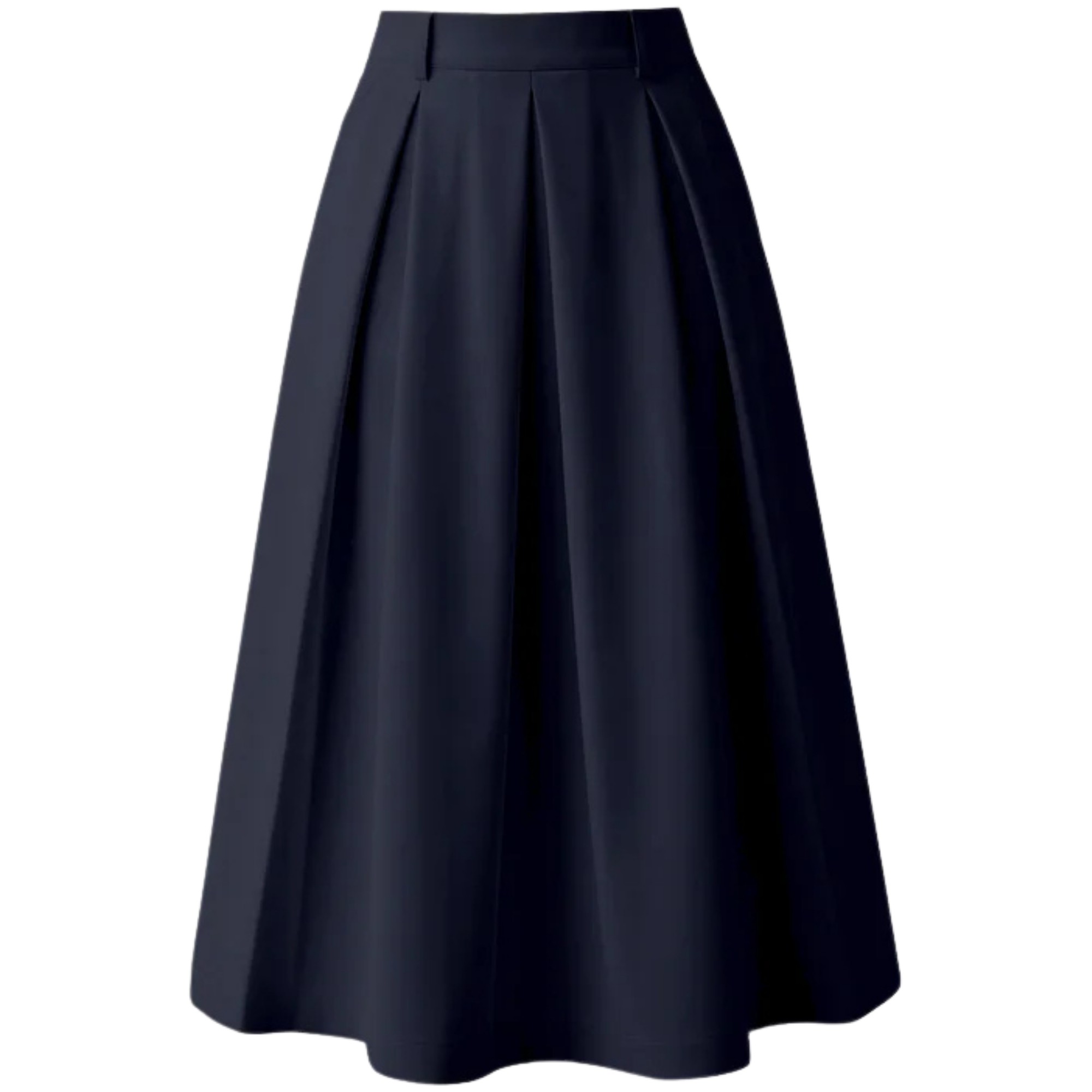ANDIATA Midi sijonas moterims, Mėlyna, Skirt