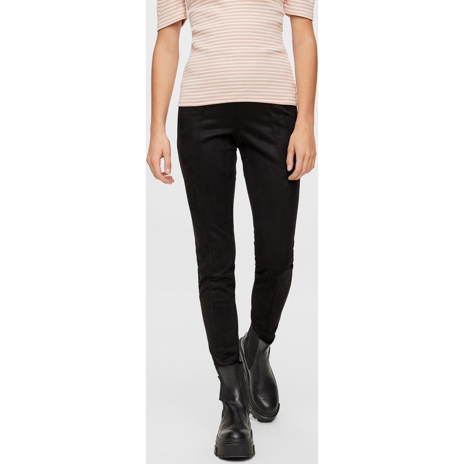 PIECES Kelnės moterims, Juoda, PCSEVAN HW LEGGINGS 2