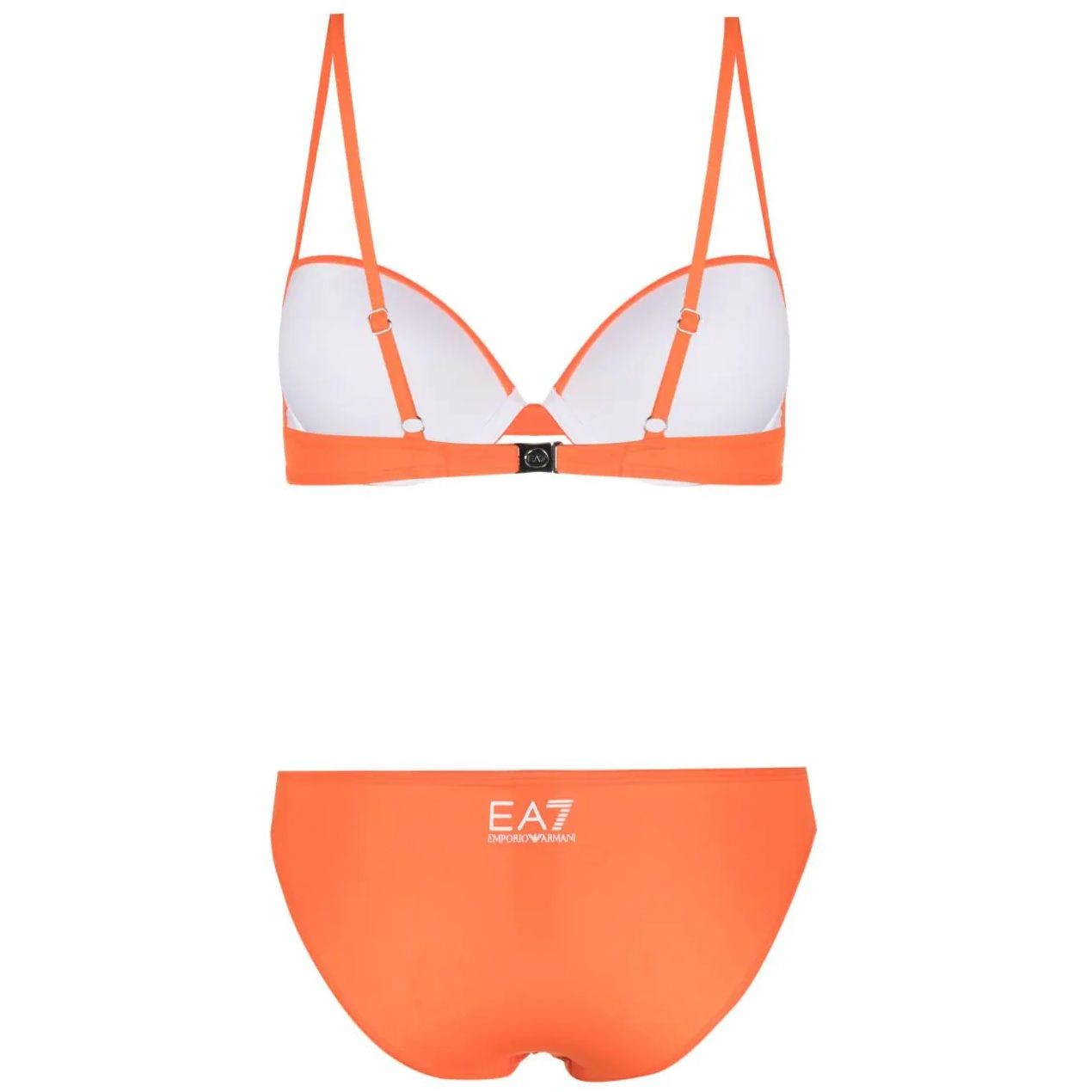 EA7 Maudymosi kostiumėlis moterims, Oranžinė, Bikini 2