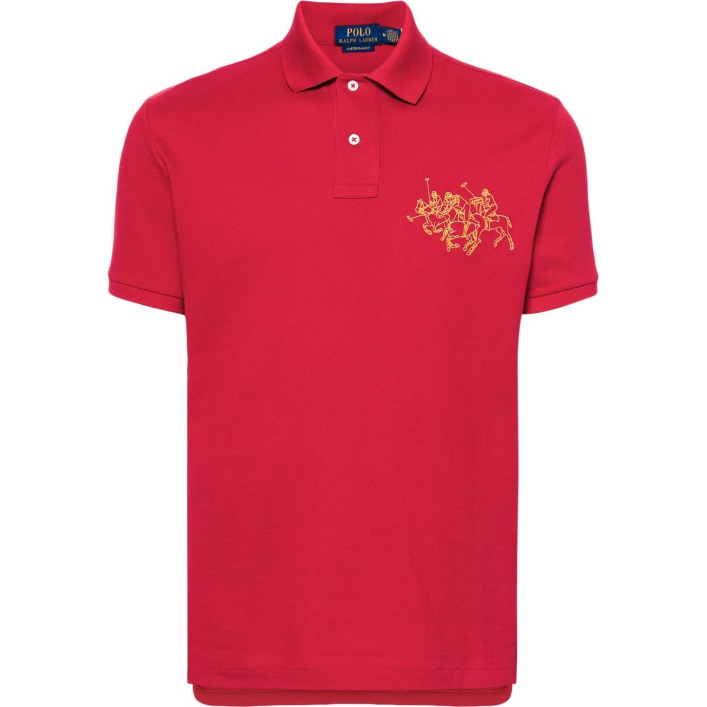 POLO RALPH LAUREN Polo marškiniai trumpos rank. vyrams, Raudona, Short sleeve polo
