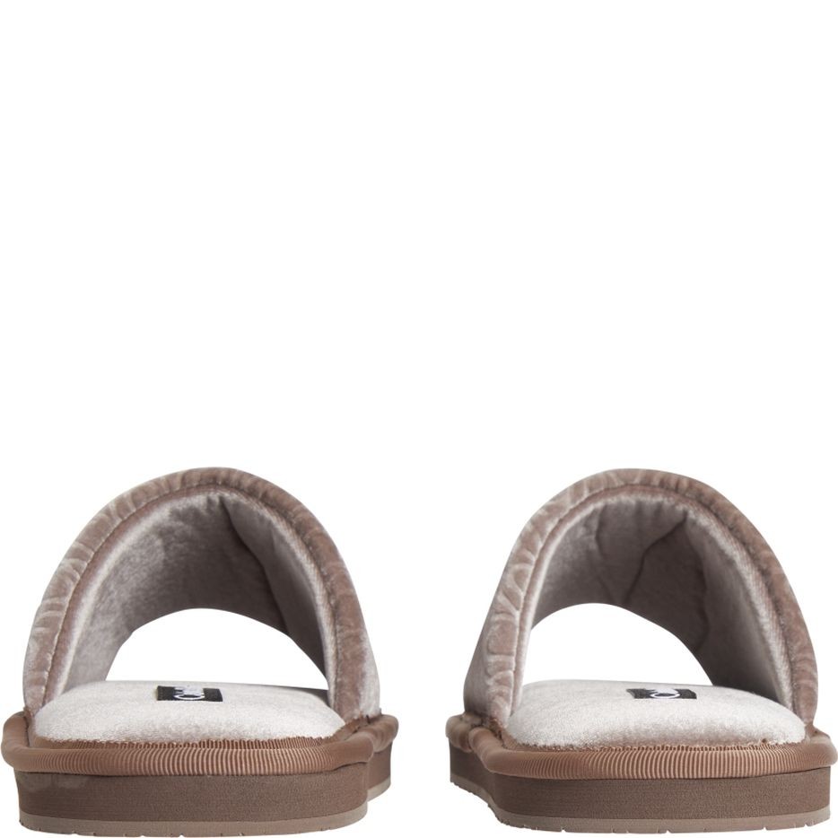 CALVIN KLEIN Namų šlepetės moterims, Pilka, SLIPPER FLATFORM SANDAL VEL 5