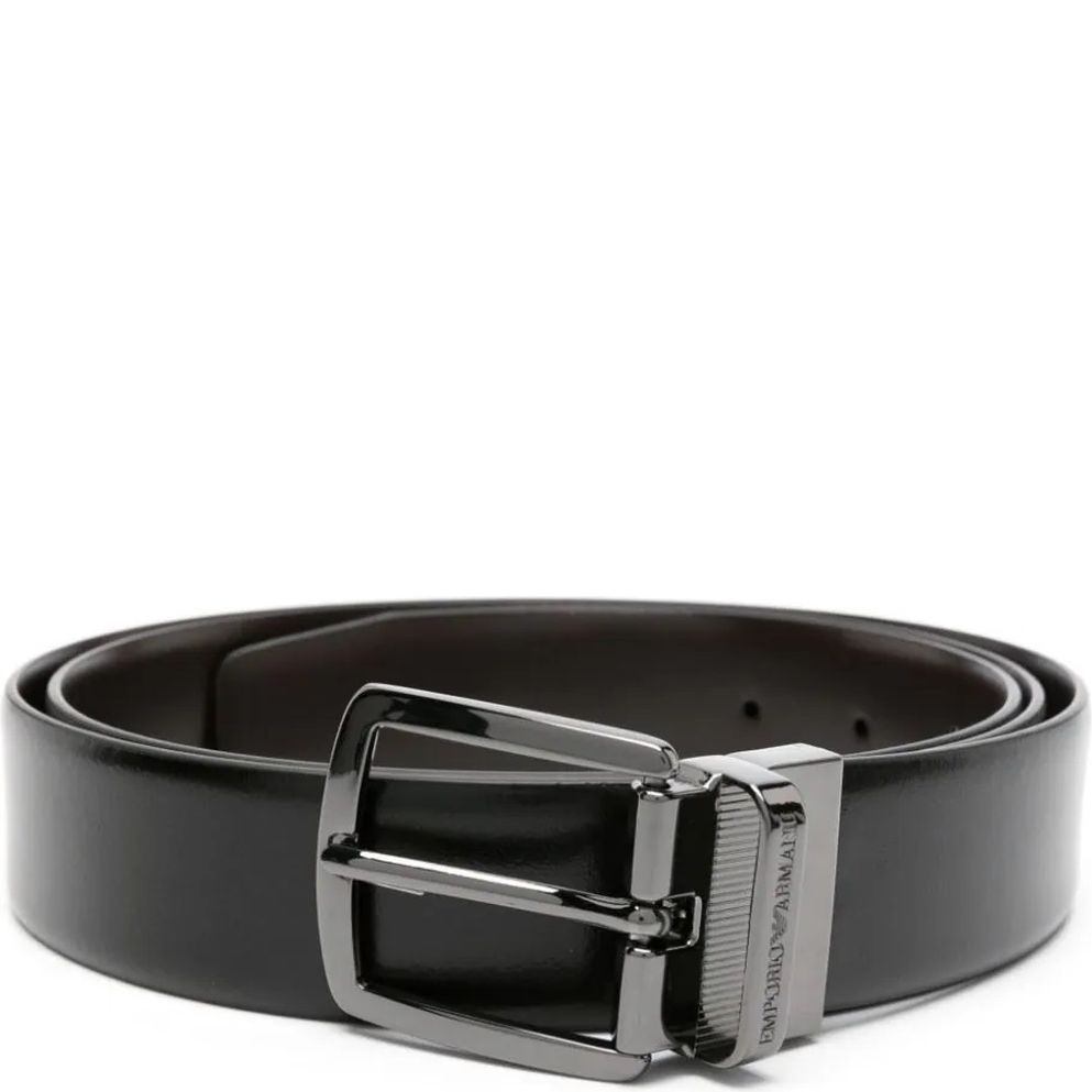 EMPORIO ARMANI Diržas vyrams, Juoda, Tongue belt 1