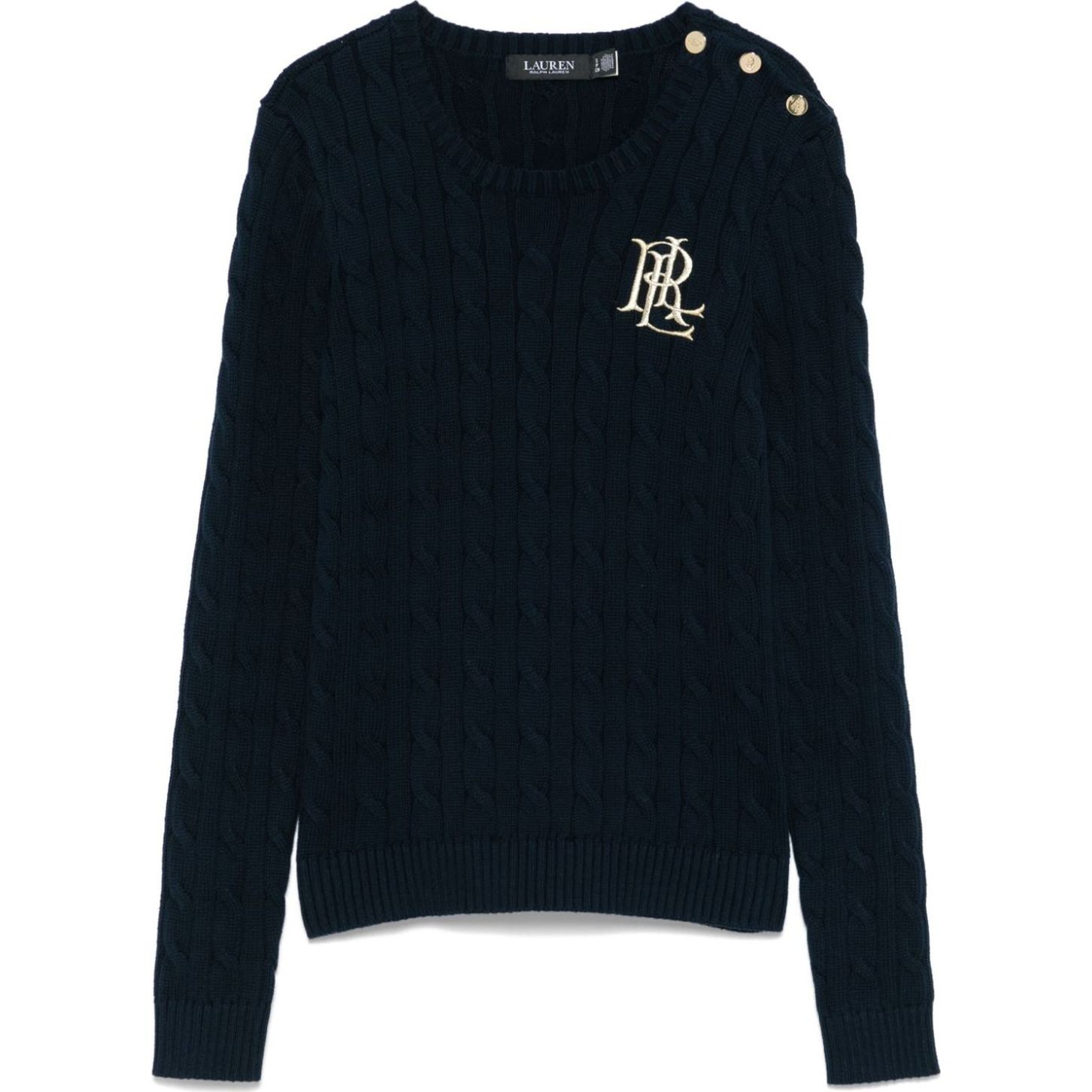 LAUREN RALPH LAUREN Megztinis moterims, Mėlyna, Montiva long sleeve pullover