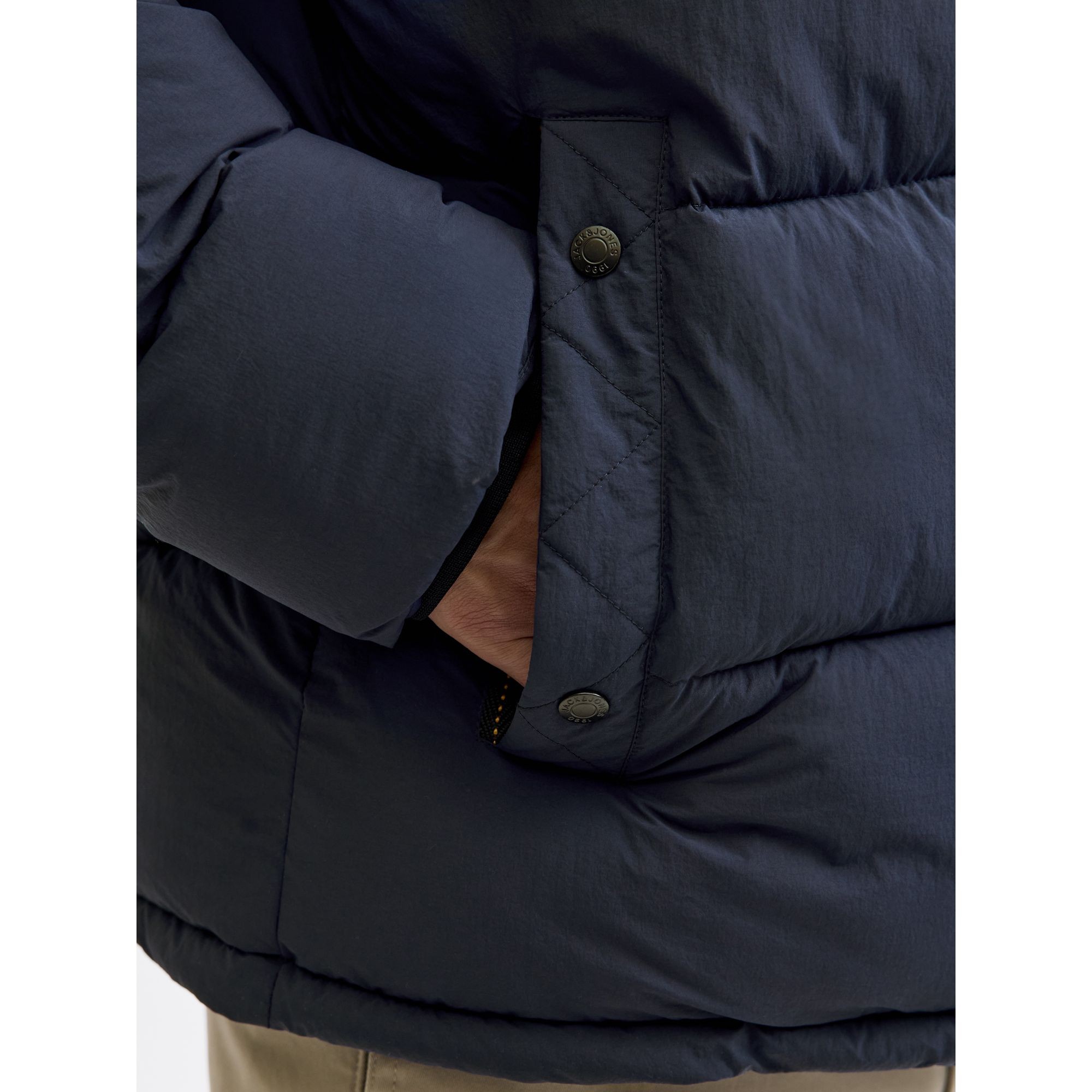 JACK & JONES Pūkinė striukė vyrams, Mėlyna, Detroit 7