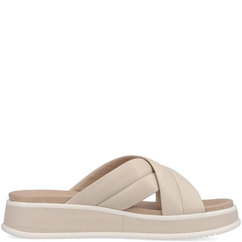 RIEKER Šlepetės moterims, Smėlio, SLIPPERS 3