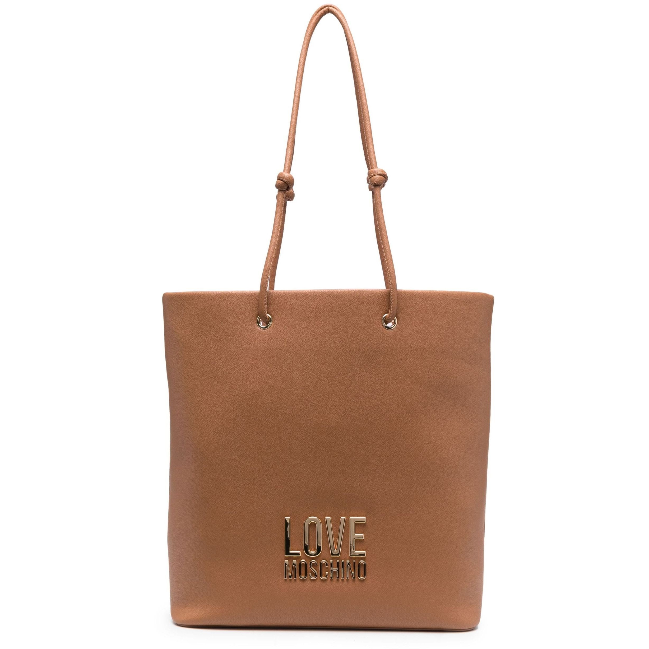 LOVE MOSCHINO Pirkinių krepšys moterims, Ruda, Tote bag 1