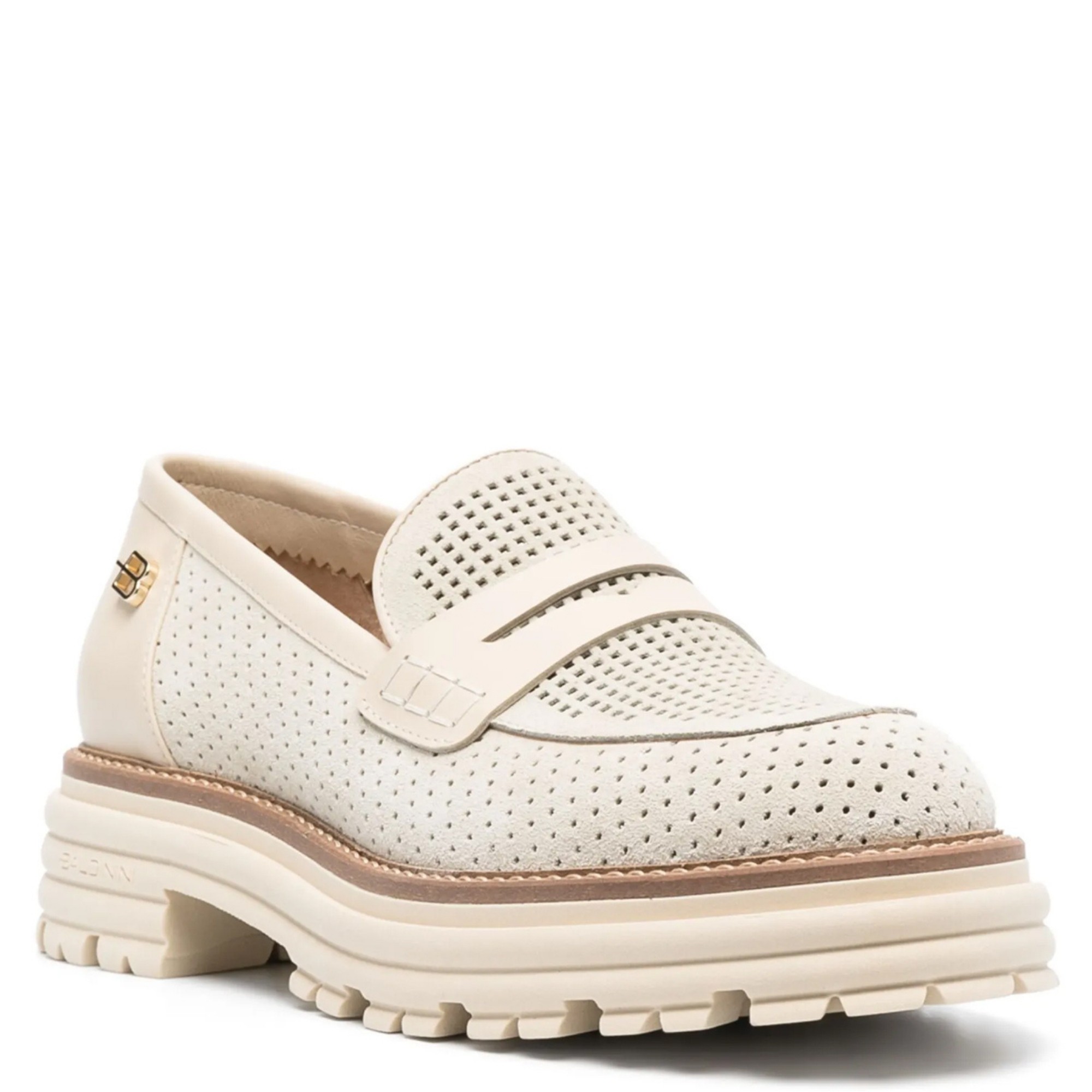 BALDININI Mokasinai moterims, Balta, Woman mocassin 1