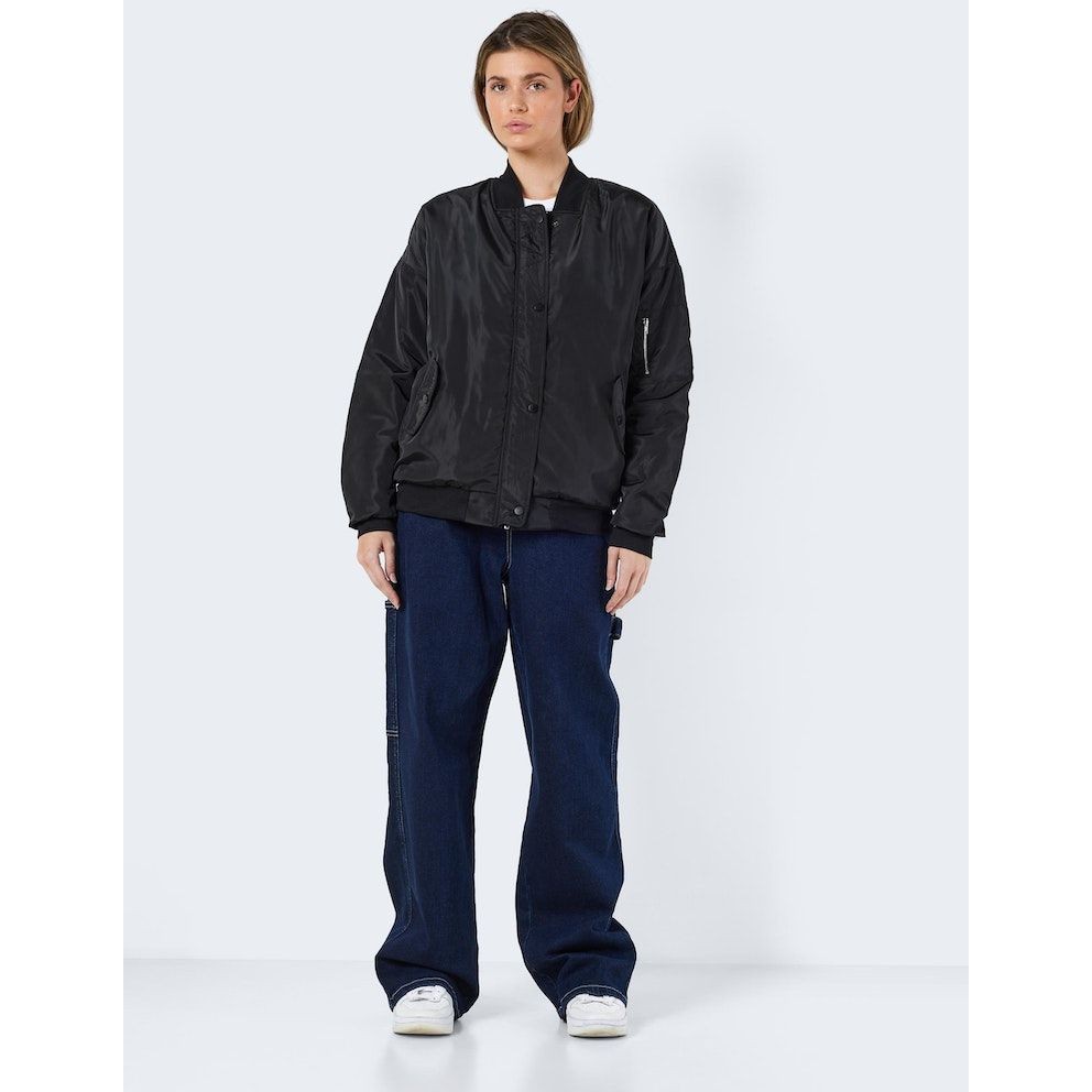 NOISY MAY Bomberis moterims, Juoda, NMCANDY L/S OVERSIZE 5