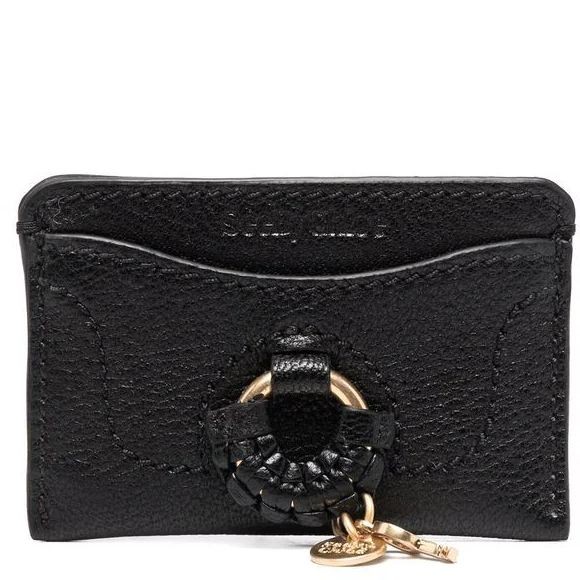 SEE BY CHLOE Piniginė moterims, Juoda, Hana card holder 1