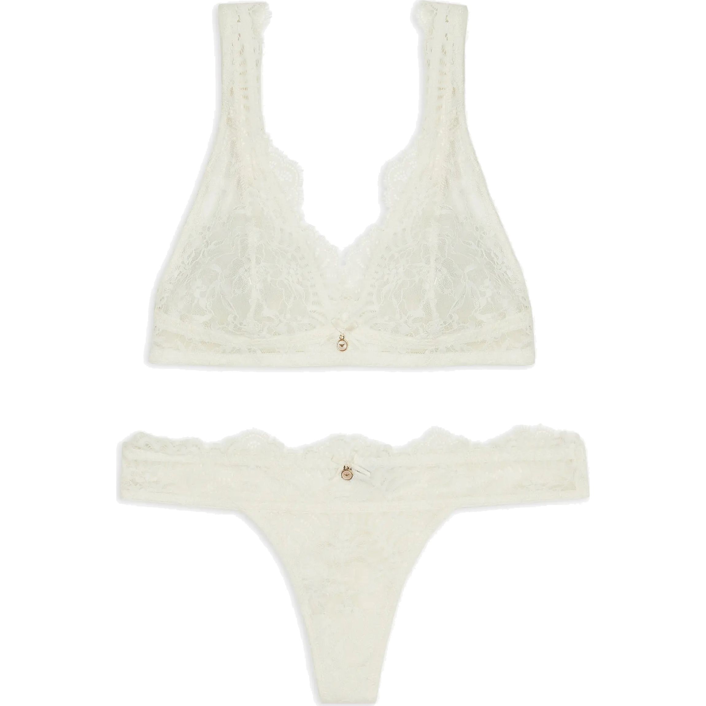 EMPORIO ARMANI Liemenėlė moterims, Balta, Underwear set